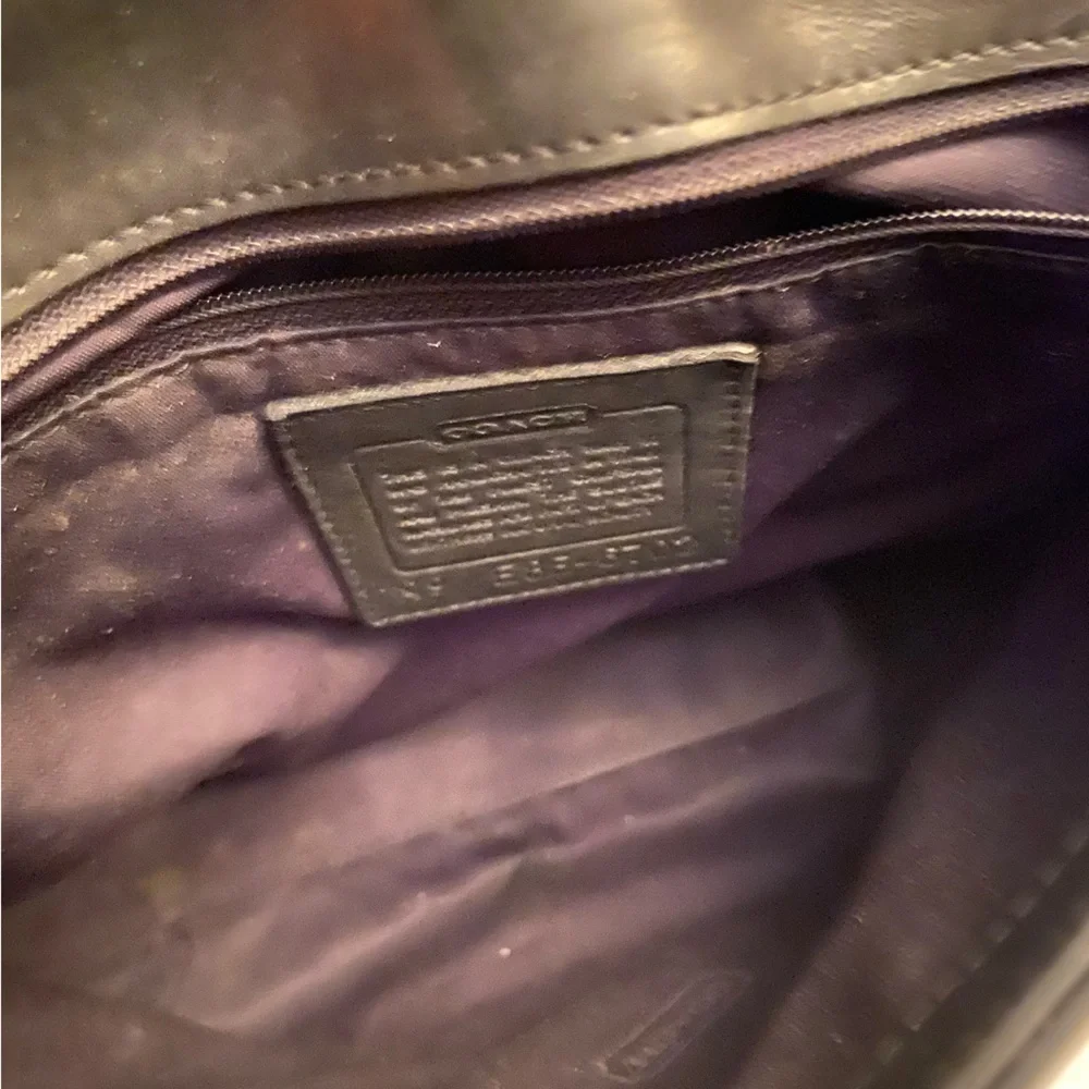 Vintage Coach Bridle Flap Satchel E8E- 6702 Made in Italy
